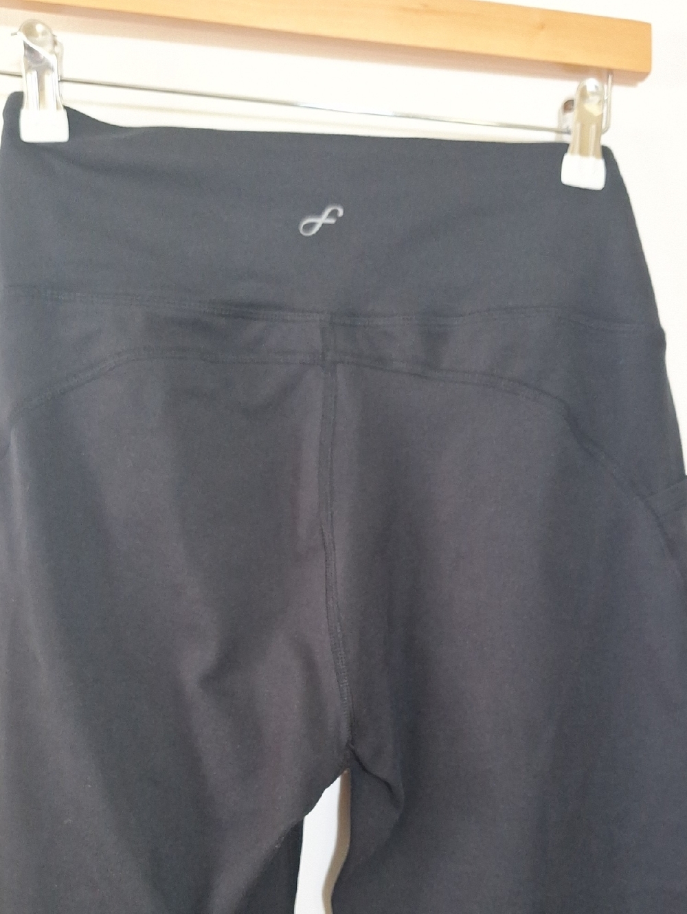 Freely Black Soft Leggings High Waist Workout Leggings Womens XL 14 16 - Picture 6 of 7